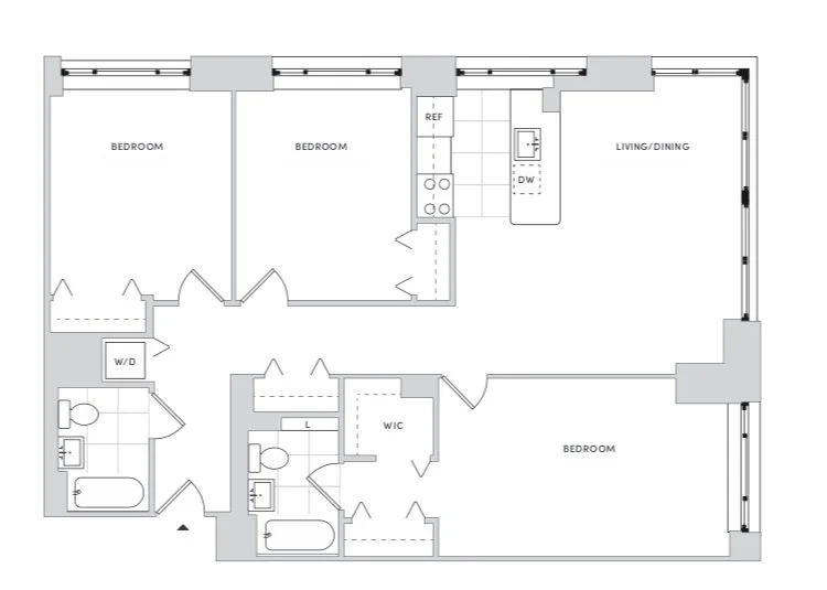 3 Bed apartment at 888 Main Street, Unit 0438, Roosevelt Island, photo 1 of 1