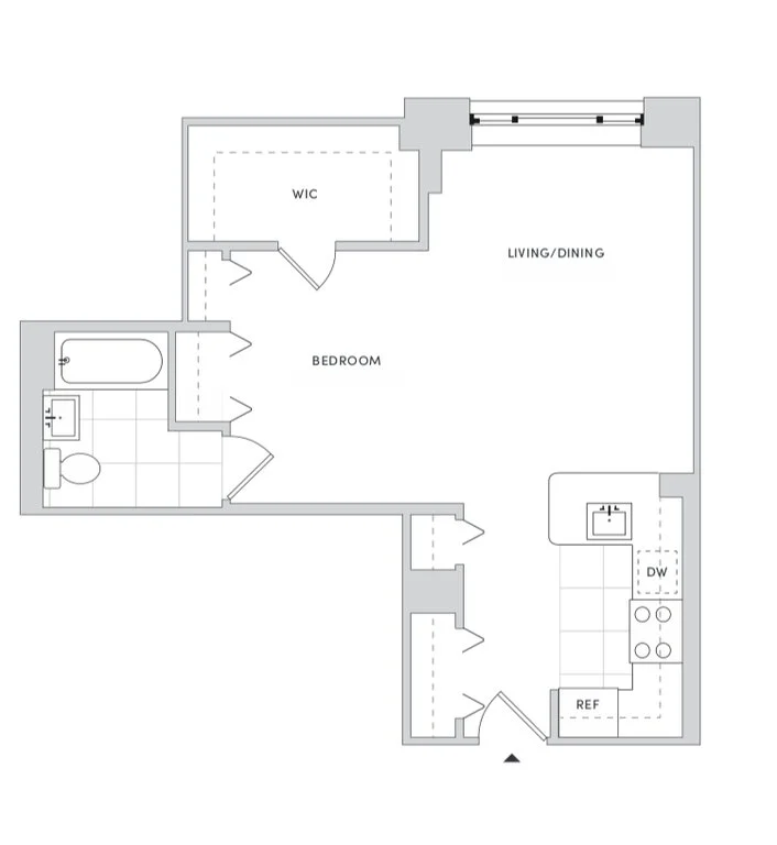 Studio apartment at 888 Main Street, Unit 1023, Roosevelt Island, photo 1 of 1