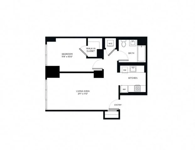 1 Bed apartment at 2385 Third Avenue, Unit 2418, Harlem, photo 1 of 1