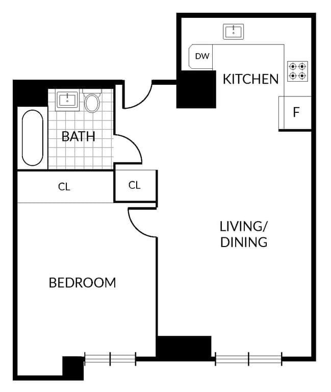 1 Bed apartment at 230 West 126th Street, Unit 17B, Harlem, photo 1 of 1