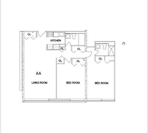 2 Bed apartment at 385 SOUTH END Avenue, Unit 2AA, Battery Park City, photo 1 of 1
