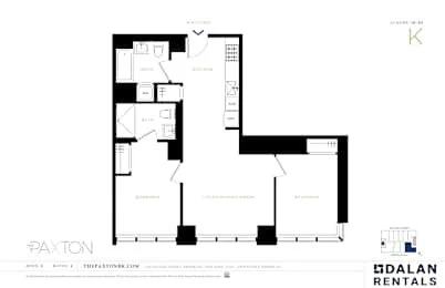 2 Bed apartment at 540 Fulton Street, Unit 16K, Boerum Hill, photo 1 of 1