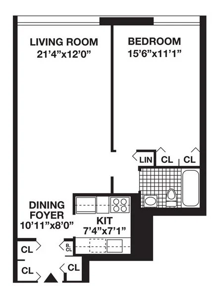 1 Bed apartment at 375 SOUTH END Avenue, Unit 12B, Battery Park City, photo 1 of 1