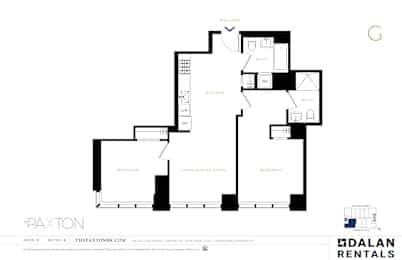 2 Bed apartment at 540 Fulton Street, Unit 30G, Boerum Hill, photo 1 of 1