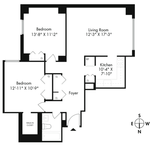 2 Bed apartment at 30 Waterside Plaza, Unit 40-05C, Flatiron, photo 1 of 1
