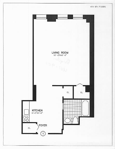 Studio apartment at 150 East 39th Street, Unit 901, Murray Hill, photo 1 of 1
