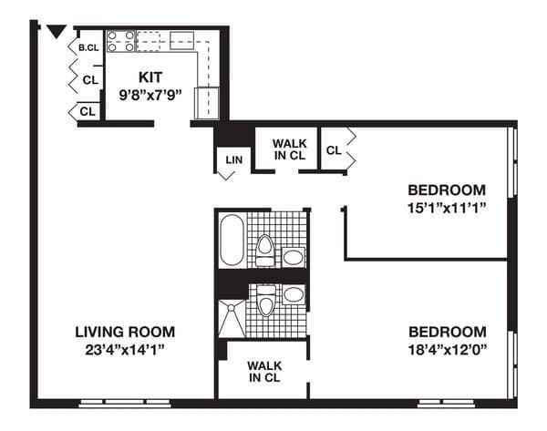 2 Bed apartment at 395 SOUTH END Avenue, Unit 17N, Battery Park City, photo 1 of 1