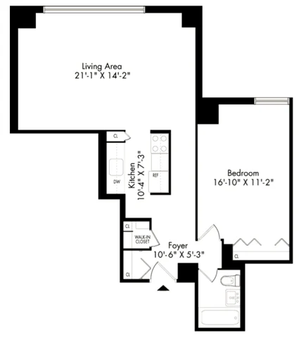 1 Bed apartment at 30 Waterside Plaza, Unit 10-37G, Flatiron, photo 1 of 1