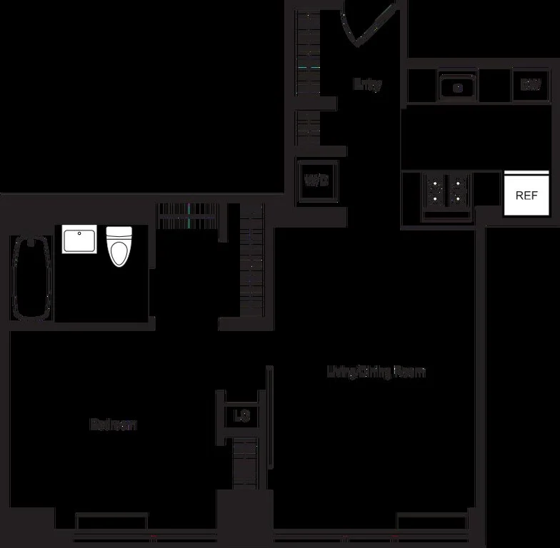 1 Bed apartment at 450 West 42nd Street, Unit 14G, Hell's Kitchen, photo 1 of 2