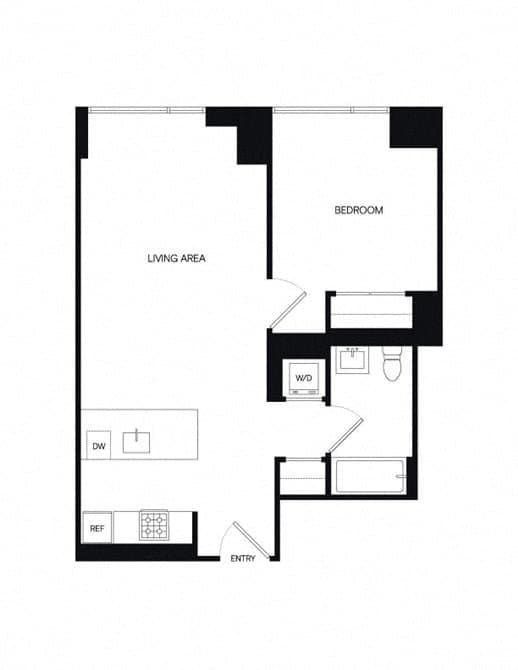 1 Bed apartment at 1 Eagle Street, Unit 1-2105, Greenpoint, photo 1 of 1