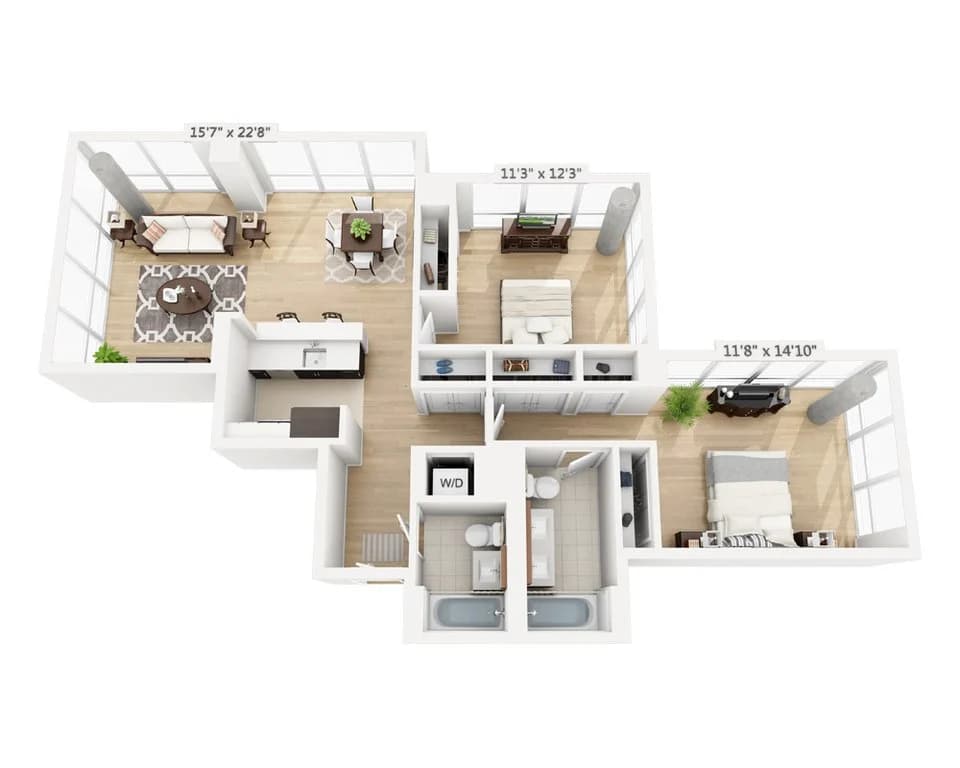 2 Bed apartment at 795 Columbus Avenue, Unit 06H, Upper West Side, photo 1 of 2