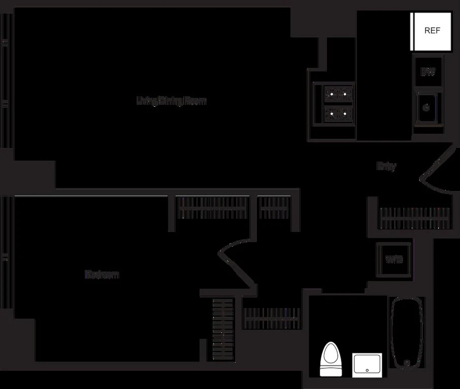 1 Bed apartment at 450 West 42nd Street, Unit 39P, Hell's Kitchen, photo 1 of 2