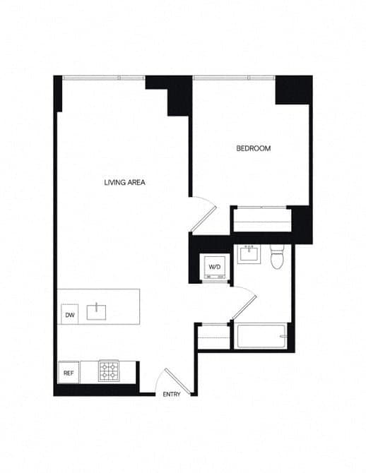 1 Bed apartment at 1 Eagle Street, Unit 1-3205, Greenpoint, photo 1 of 1
