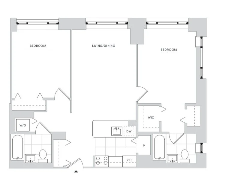2 Bed apartment at 888 Main Street, Unit 0211, Roosevelt Island, photo 1 of 1