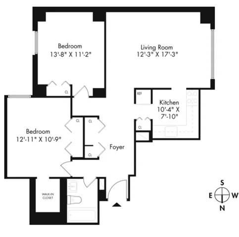 2 Bed apartment at 30 Waterside Plaza, Unit 40-06C, Flatiron, photo 1 of 1