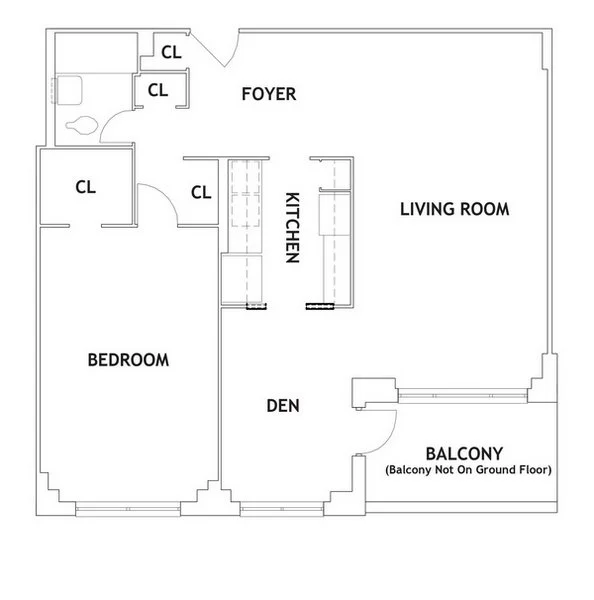 1 Bed apartment at 98-01 67th Avenue, Unit 10D, Rego Park, photo 1 of 1