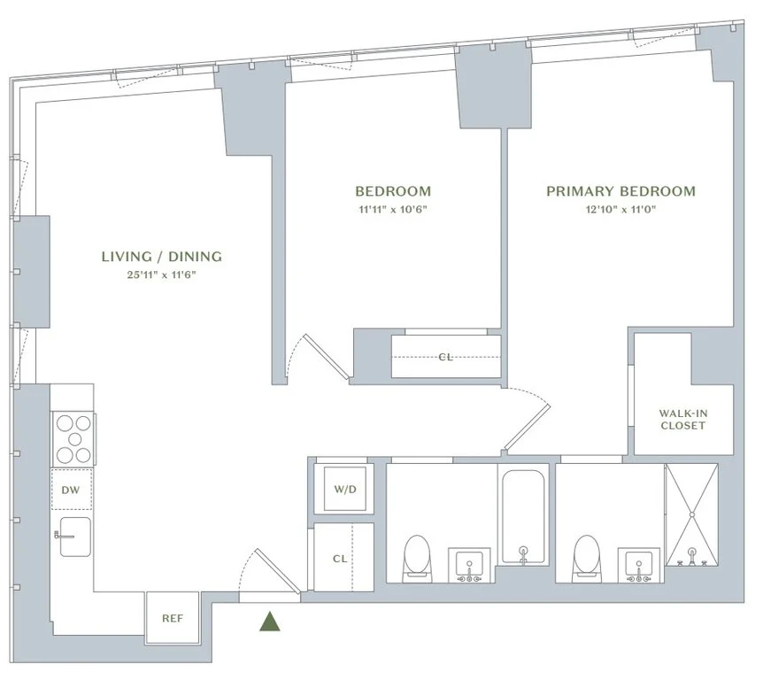 2 Bed apartment at 23-10 42nd Road, Unit 17C, Long Island City, photo 1 of 1