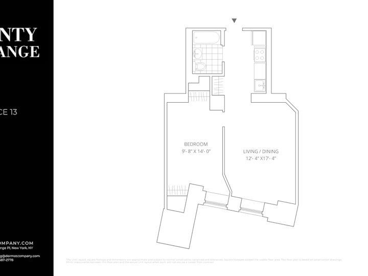 1 Bed apartment at 20 Exchange Place, Unit 13 - 18, Financial District, photo 1 of 1