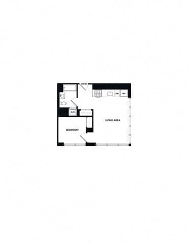 1 Bed apartment at 1 Bell Slip, Unit 0-28C, Greenpoint, photo 1 of 1