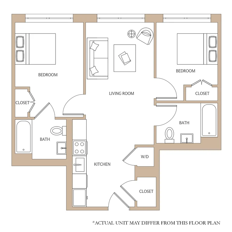 2 Bed apartment at 158 Lott Street, Unit 306D, Flatbush, photo 1 of 1