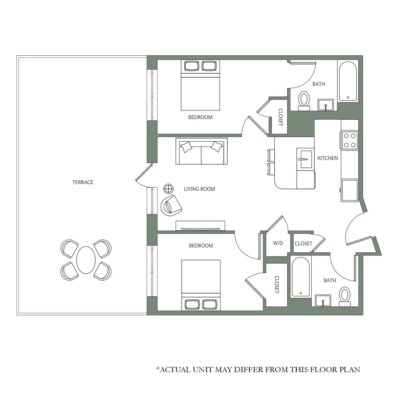 2 Bed apartment at 2366 Bedford Avenue, Unit 616B, Flatbush, photo 1 of 1