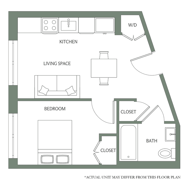 1 Bed apartment at 2201 Beverley Road, Unit 349A, Flatbush, photo 1 of 1