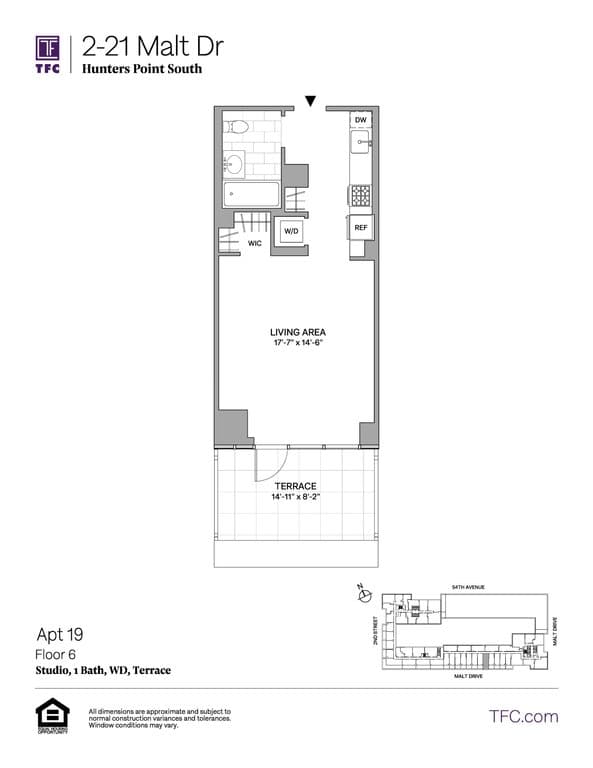 Studio apartment at 2-21 Malt Drive, Unit 619, Long Island City, photo 1 of 1