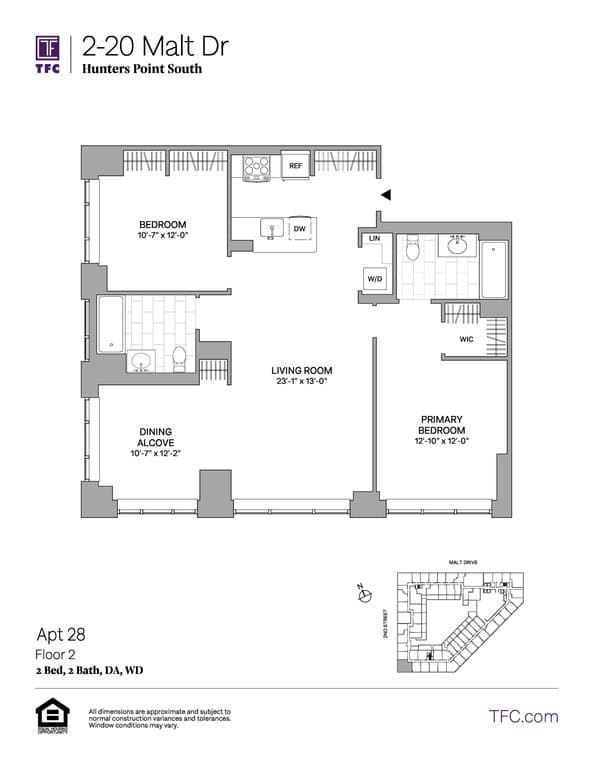 2 Bed apartment at 2-20 Malt Drive, Unit 228, Long Island City, photo 1 of 1