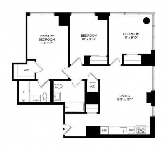 3 Bed apartment at 5 Lincoln Avenue, Unit S-2510, Harlem, photo 1 of 1