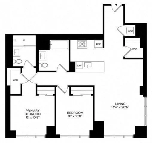 2 Bed apartment at 5 Lincoln Avenue, Unit E-2522, Harlem, photo 1 of 1
