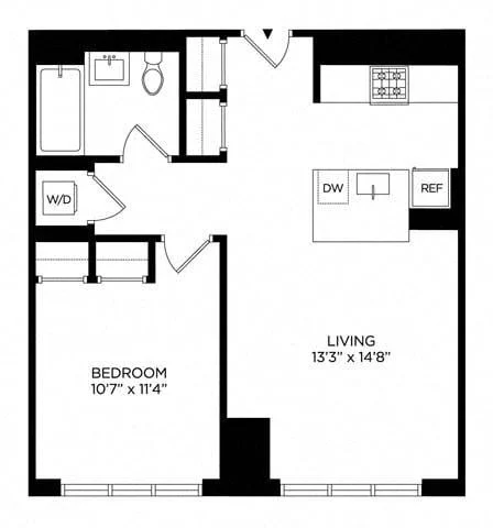 1 Bed apartment at 5 Lincoln Avenue, Unit E-0567, Harlem, photo 1 of 1