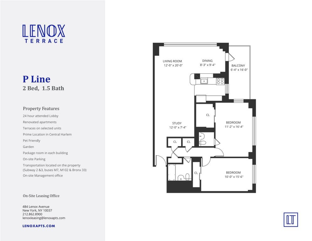 2 Bed apartment at 2186 Fifth Avenue, Unit 10P, Harlem, photo 1 of 1