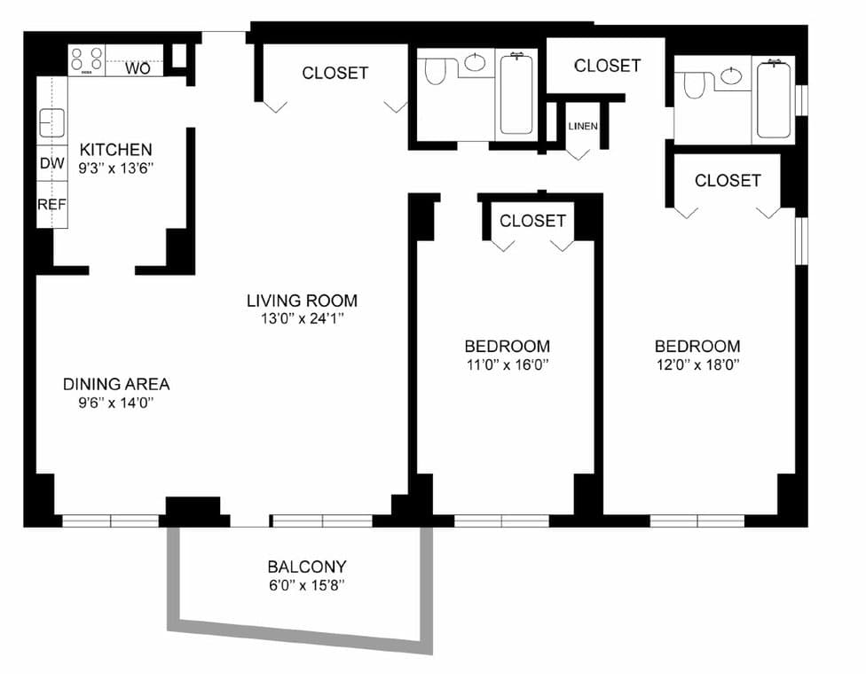 2 Bed apartment at 2600 Netherland Avenue, Unit 105, Kingsbridge, photo 1 of 1