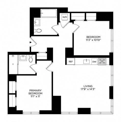 2 Bed apartment at 5 Lincoln Avenue, Unit E-1253, Harlem, photo 1 of 1