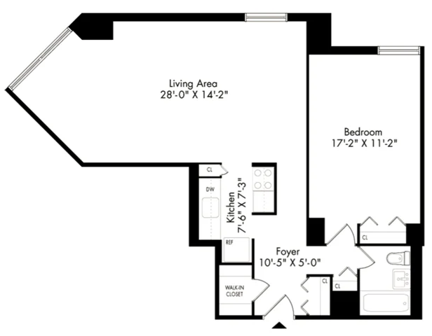 1 Bed apartment at 30 Waterside Plaza, Unit 30-26K, Flatiron, photo 1 of 1