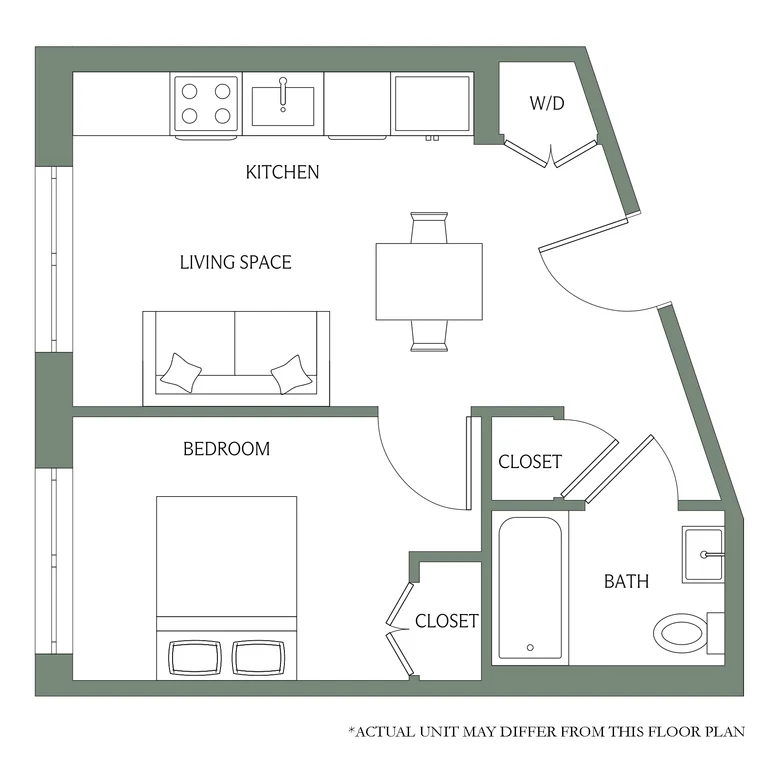 1 Bed apartment at 158 Lott Street, Unit 309D, Flatbush, photo 1 of 1