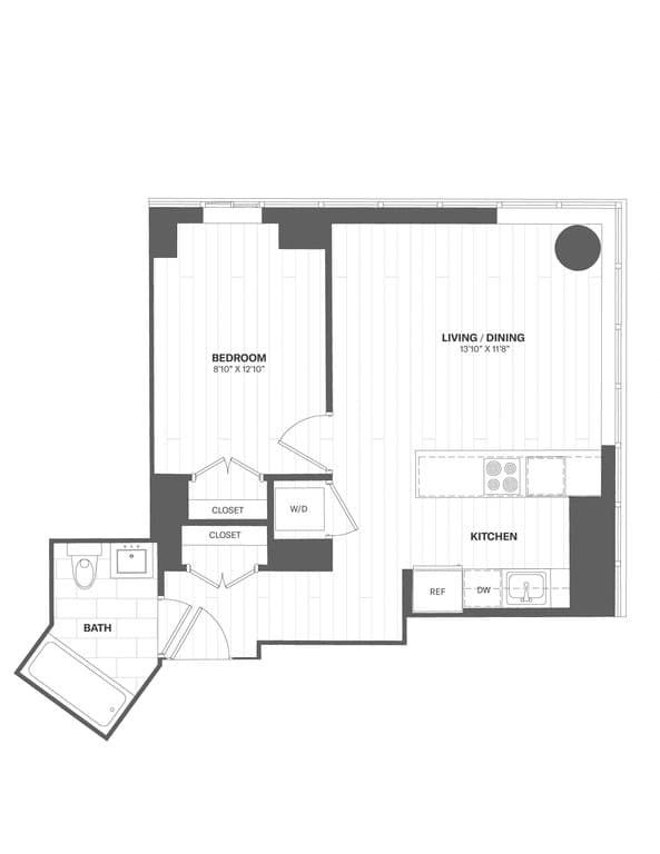 1 Bed apartment at 420 East 54th Street, Unit 1504, Midtown East, photo 1 of 1