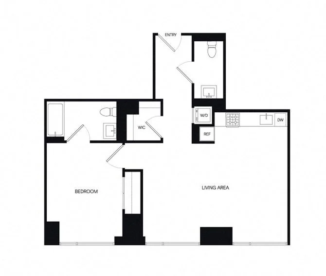 1 Bed apartment at 1 Eagle Street, Unit 1-3101, Greenpoint, photo 1 of 1
