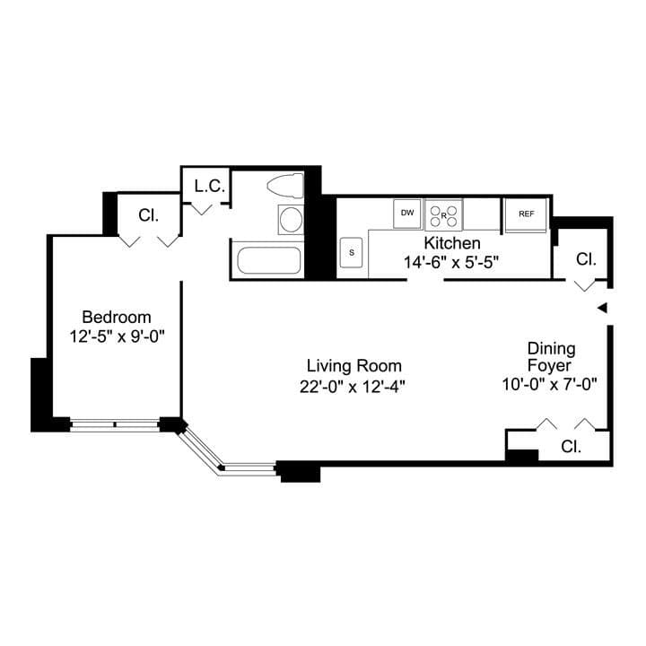 1 Bed apartment at 500 East 77th Street, Unit 1838, Upper East Side, photo 1 of 1