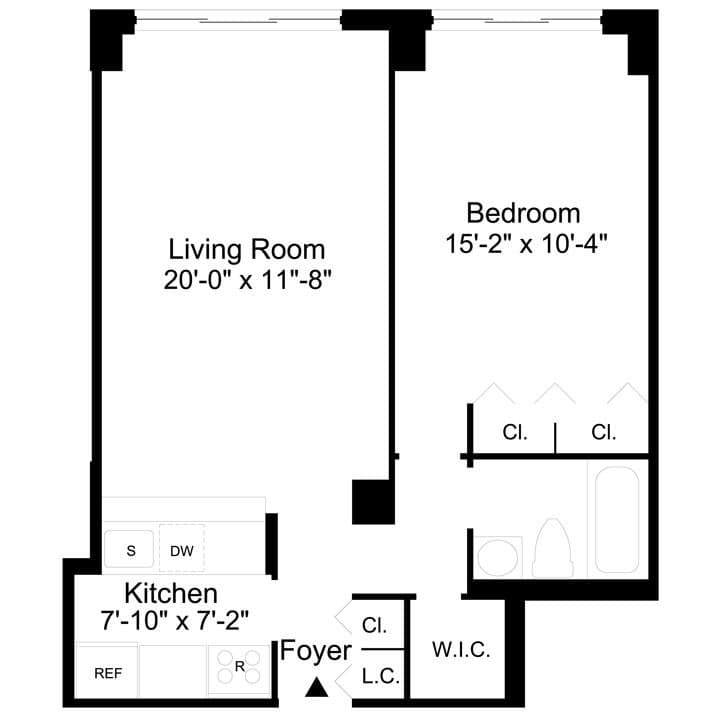 1 Bed apartment at 333 East 56th Street, Unit 17O, Midtown East, photo 1 of 1