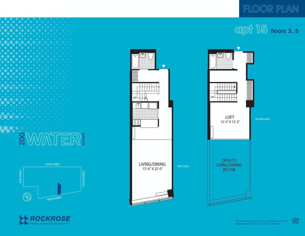 Studio apartment at 200 Water Street, Unit 515, Financial District, photo 1 of 2