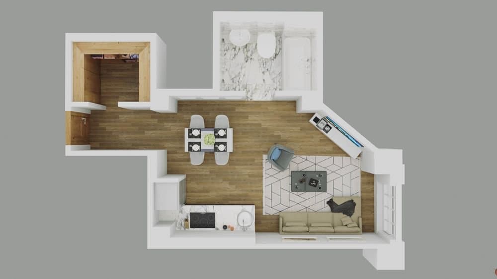 Studio apartment at 212 West 91st Street, Unit 1505, Upper West Side, photo 1 of 2