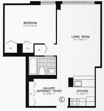 1 Bed apartment at 200 East 72nd Street, Unit 29E, Upper East Side, photo 1 of 2