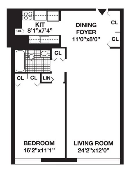 1 Bed apartment at 375 SOUTH END Avenue, Unit 26M, Battery Park City, photo 1 of 1