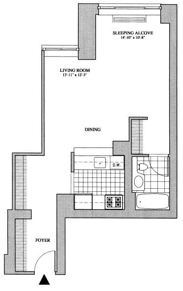 1 Bed apartment at 10 East 29th Street, Unit 12E, NoMad, photo 1 of 1