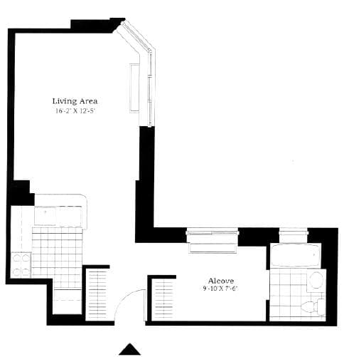 Studio apartment at 1501 Lexington Avenue, Unit 12A, Harlem, photo 1 of 1