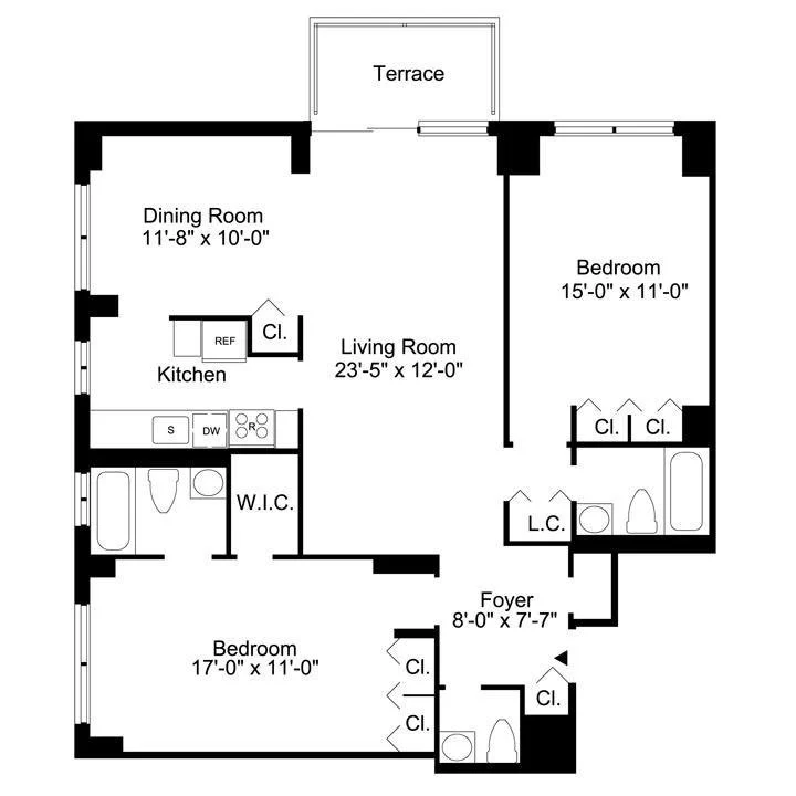 3 Bed apartment at 300 East 75th Street, Unit 24N, Upper East Side, photo 1 of 1