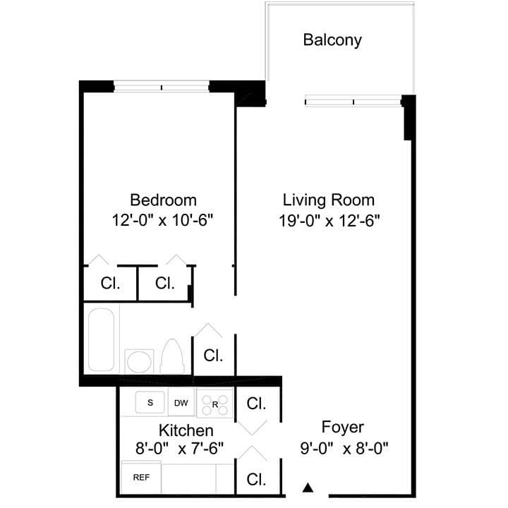 1 Bed apartment at 1385 York Avenue, Unit 23D, Upper East Side, photo 1 of 1