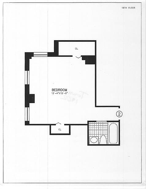 Studio apartment at 108 East 38th Street, Unit 1902, Murray Hill, photo 1 of 2