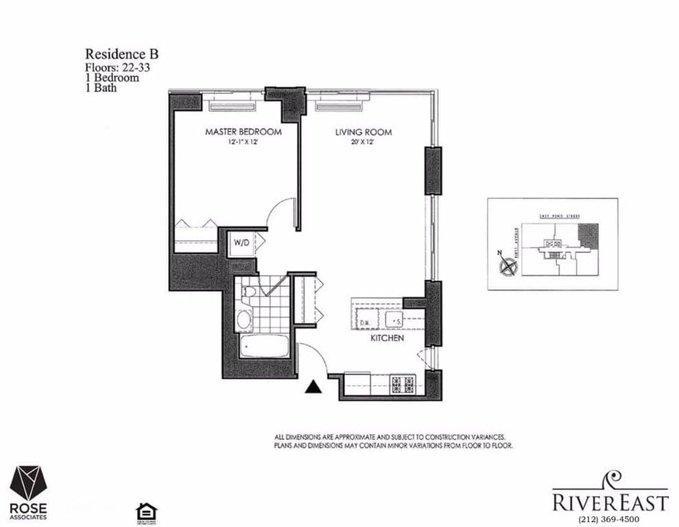 1 Bed apartment at 408 East 92nd Street, Unit 33B, Upper East Side, photo 1 of 5